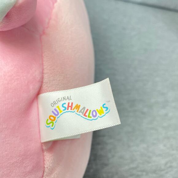 11-12" Wu the Rainbow Bunny w/ Easter Egg Squishmallow Plush Kellytoy Soft Toy - Picture 7 of 9